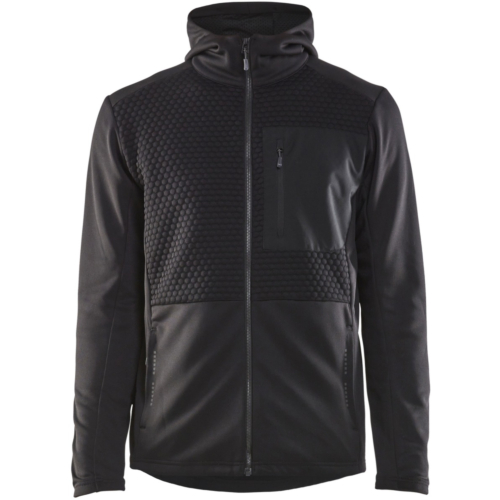 全长拉链连帽衫