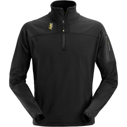 Body Mapping ½ 拉链微型羊毛套衫