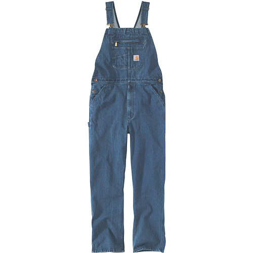 宽松牛仔背带裤