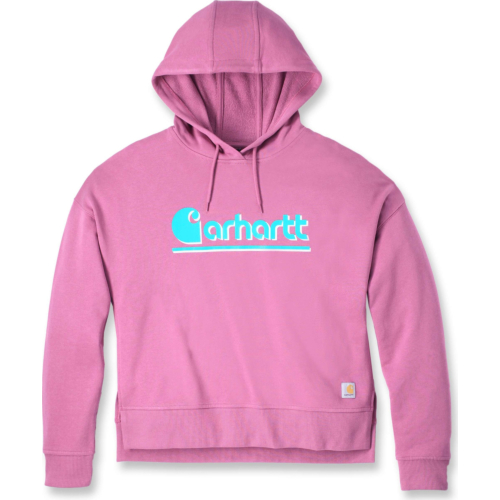 Tencel™ 纤维系列宽松秋季图案连帽运动衫